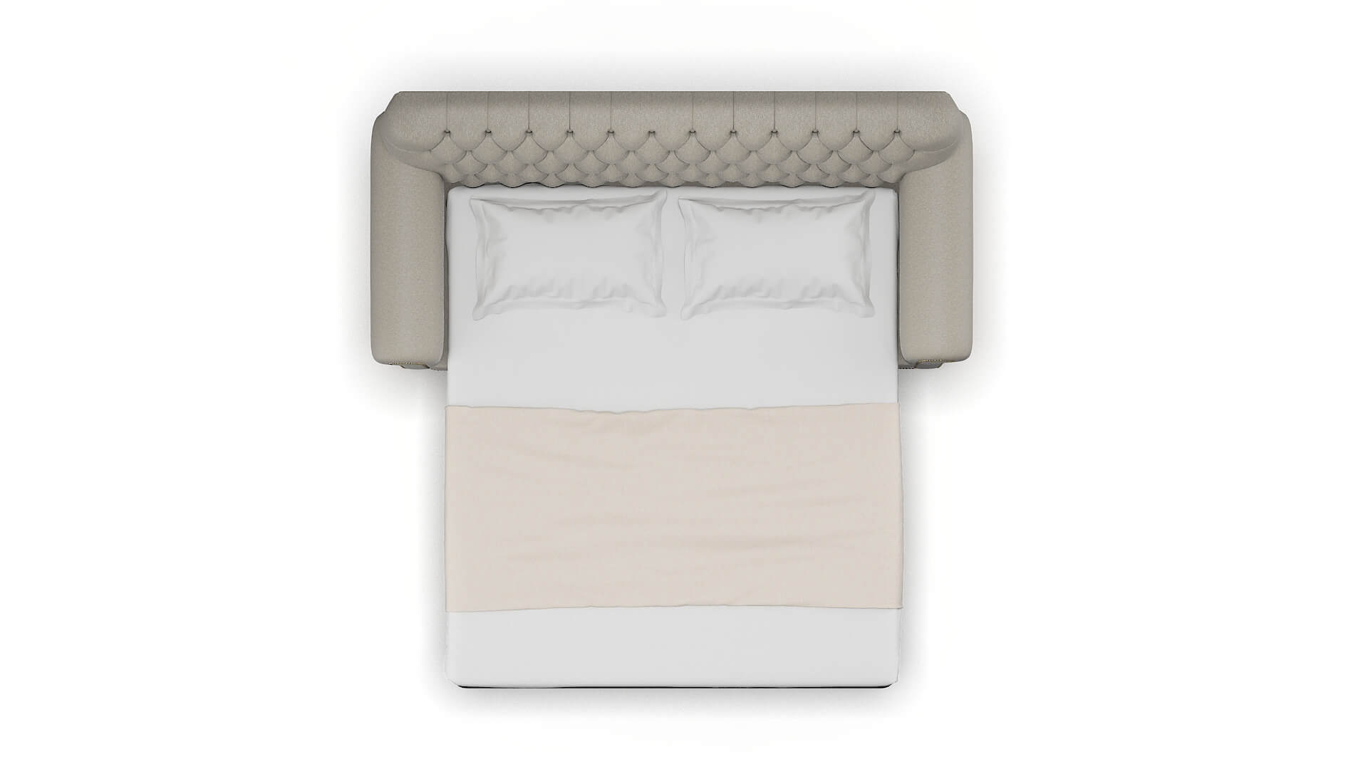 Chester Oscar Silver Sofa Sleeper Espresso legs 3