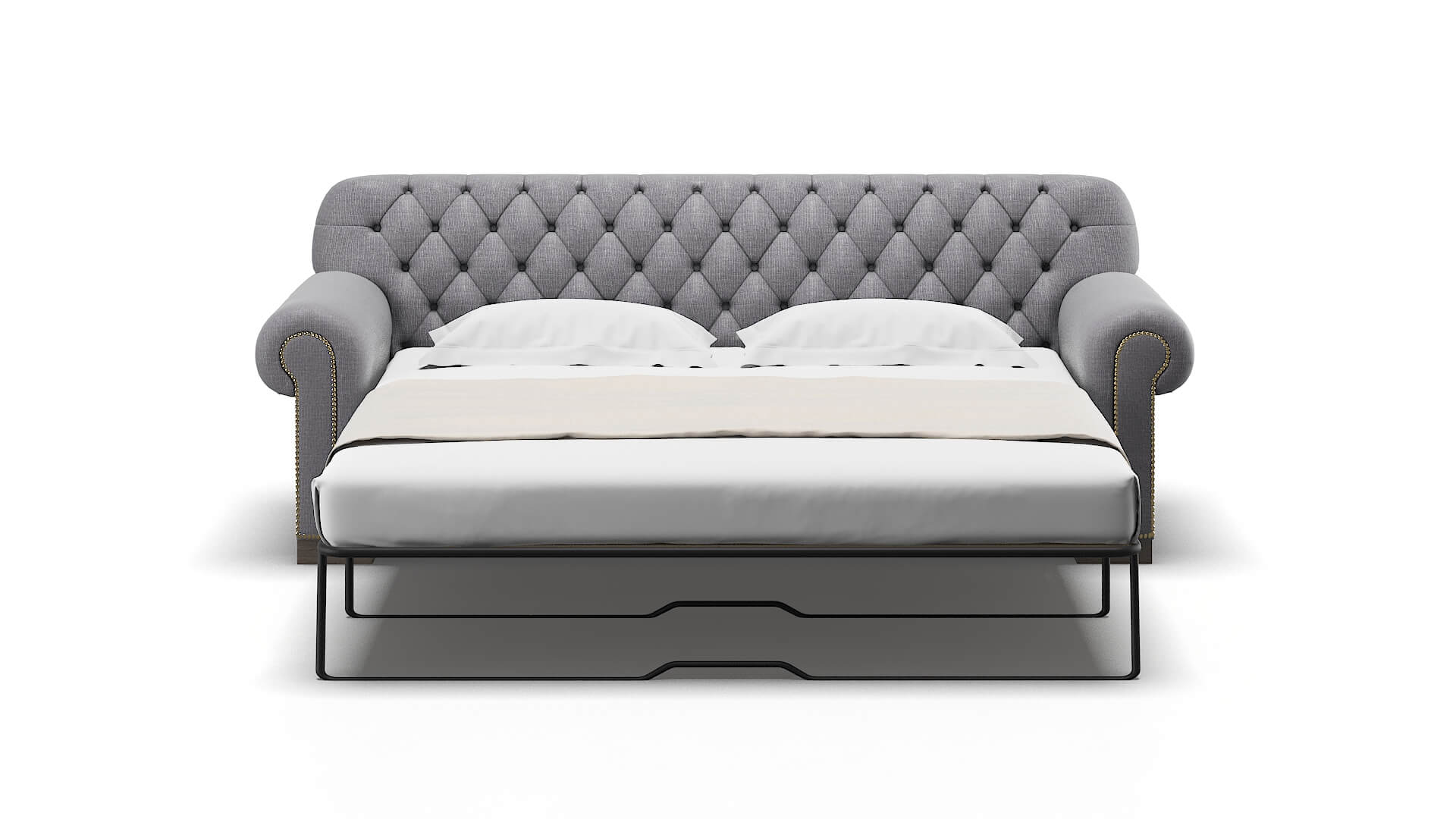 Chester Parker Ash Sofa Sleeper Espresso legs 1