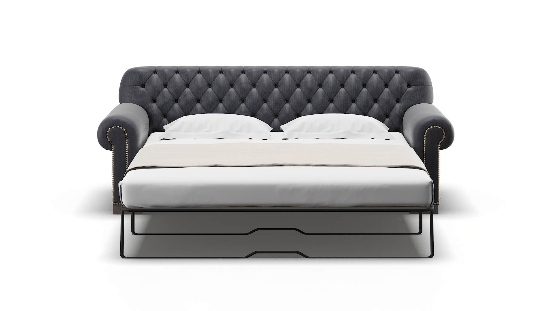 Chester Parker Midnight Sofa Sleeper Espresso legs 1