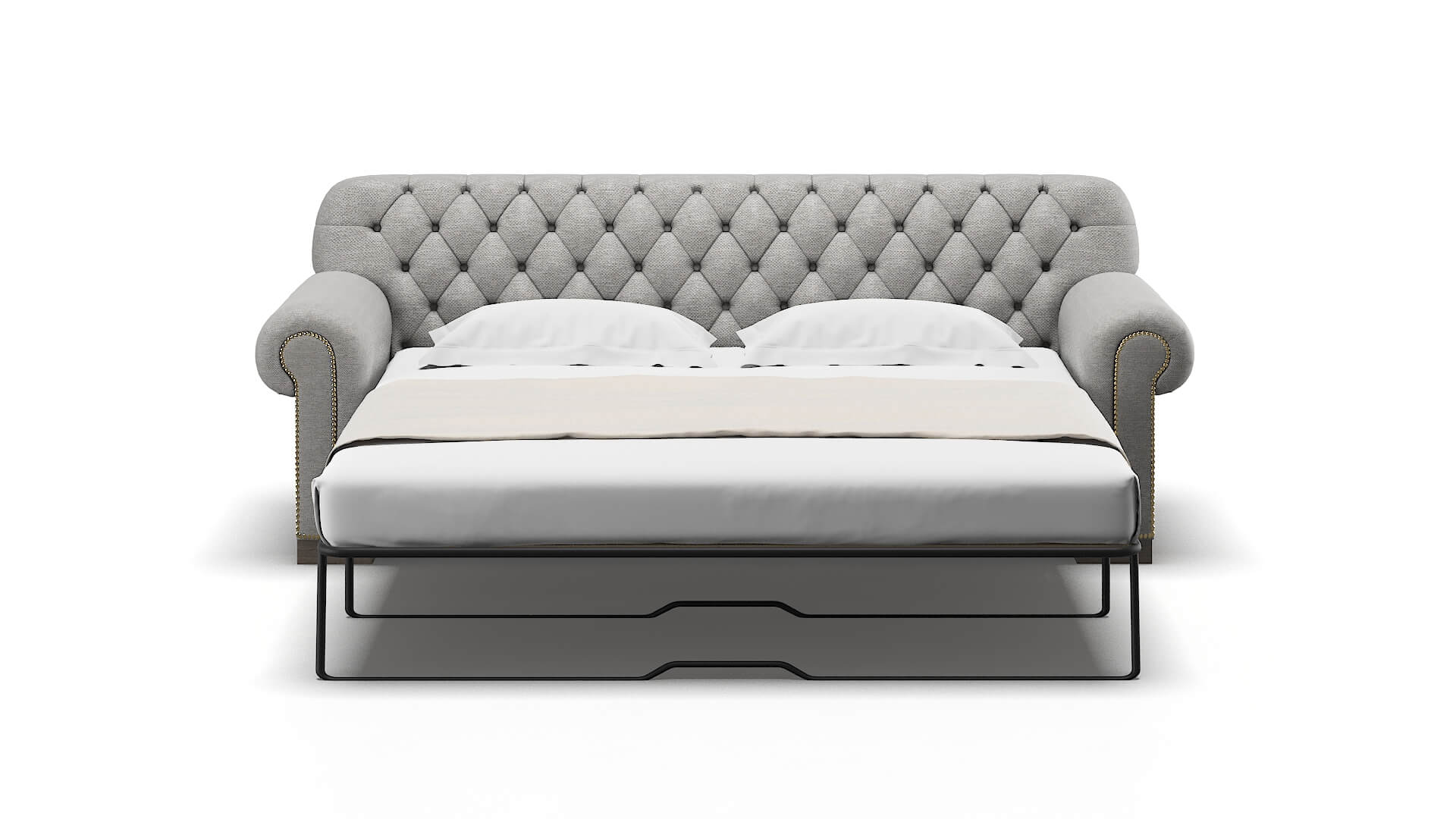 Chester Phoenix Smoke Sofa Sleeper Espresso legs 1