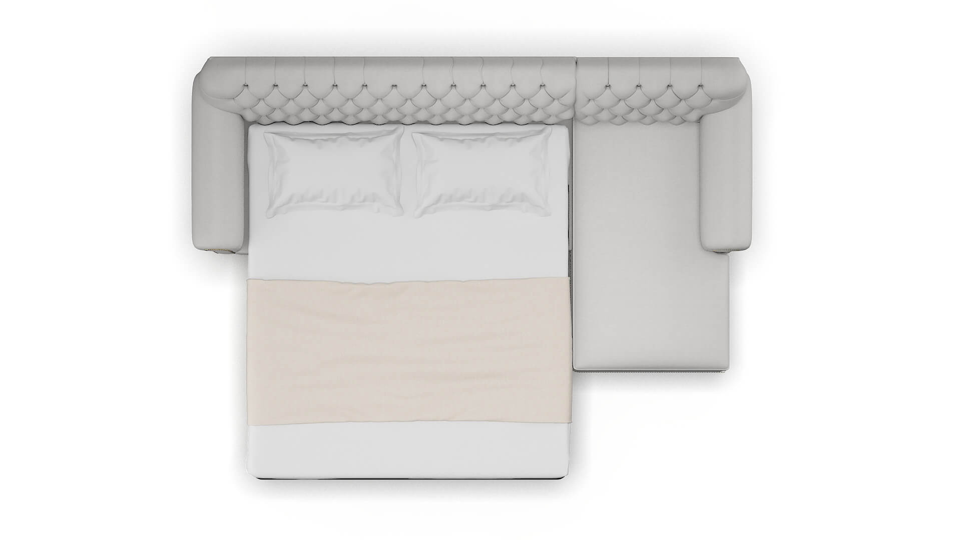 Chester Prisma Steam Panel Sleeper Espresso legs 3