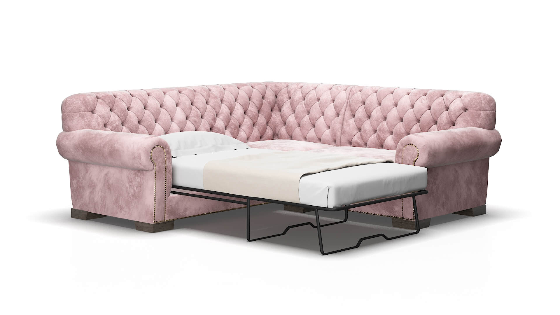 Chester Quartz 705 Sectional sleeper Espresso Legs  2