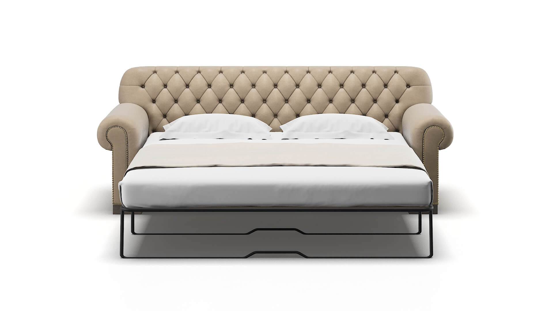 Chester Rocket Cappuccino Sofa Sleeper Espresso legs 1