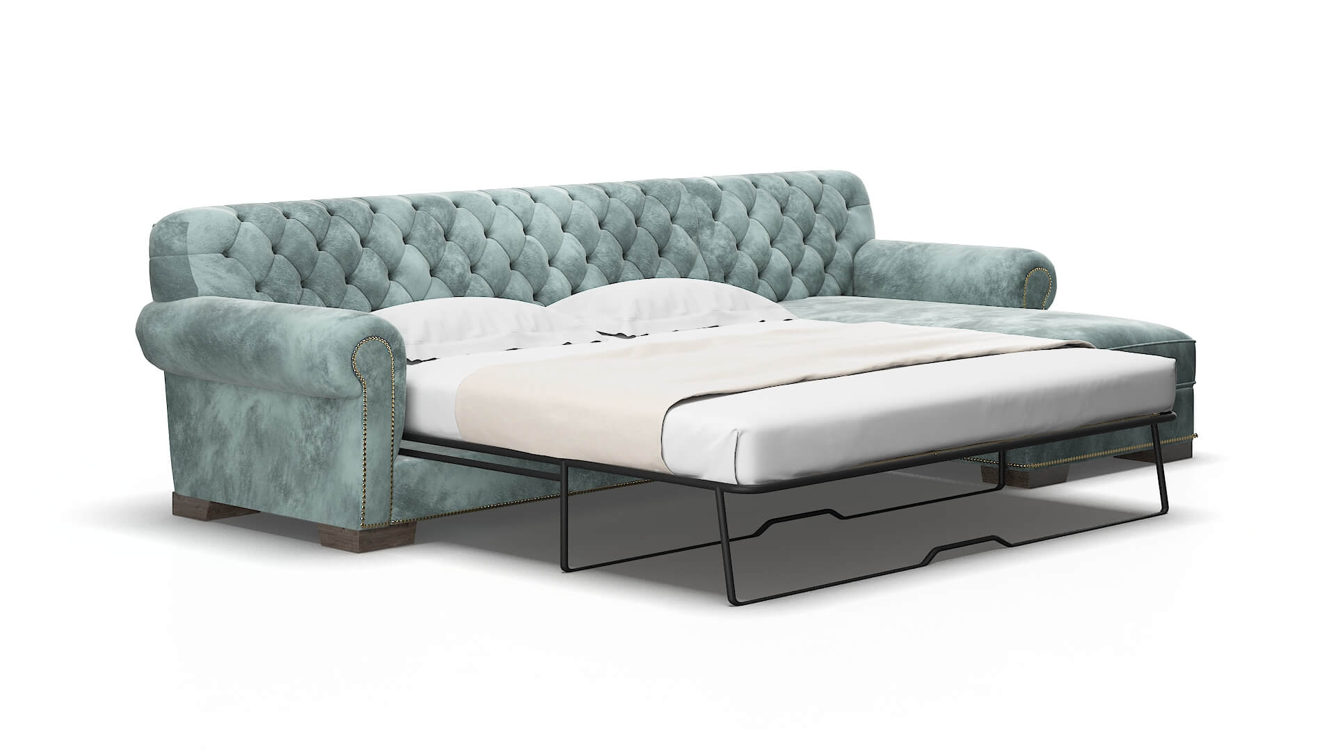 Chester Royale Cloud Panel Sleeper Espresso legs 2