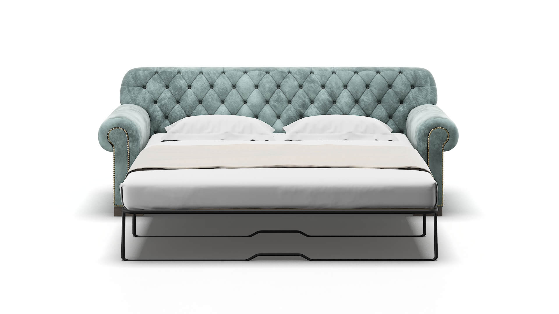 Chester Royale Cloud Sofa Sleeper Espresso legs 1