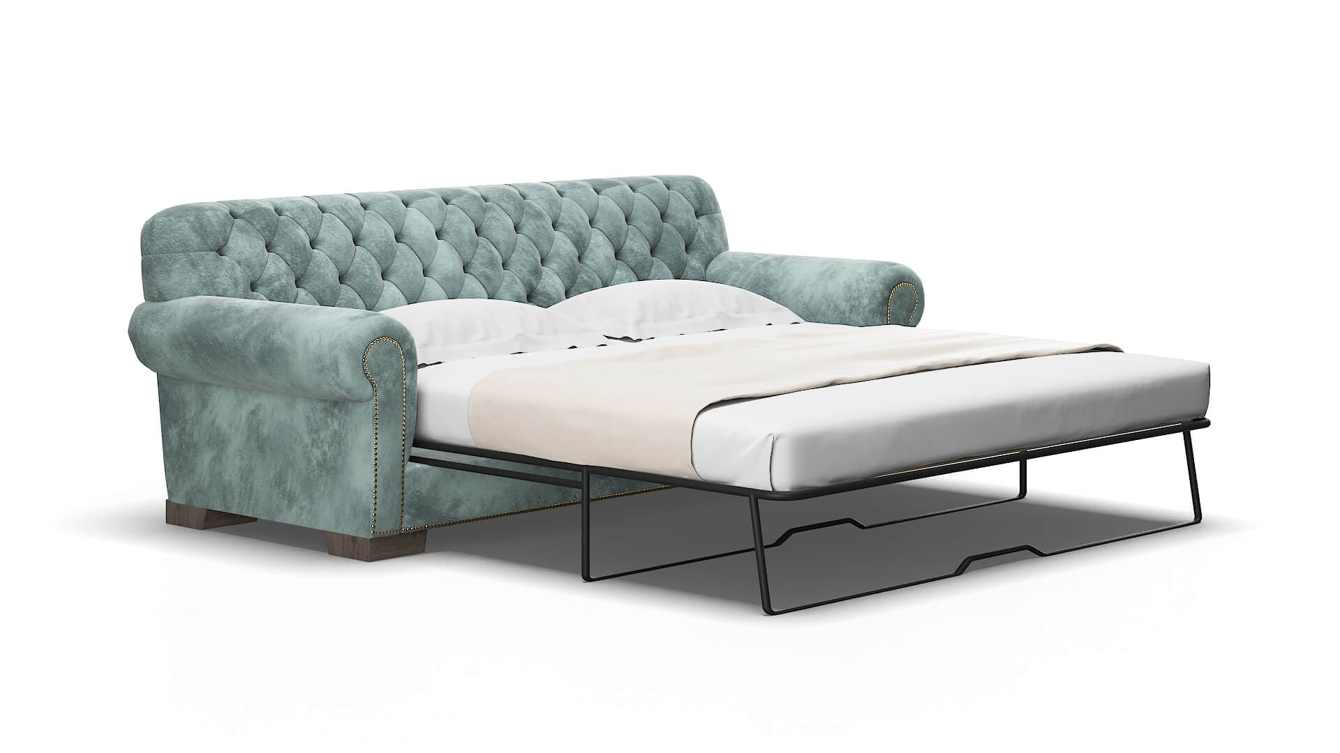 Chester Royale cloud Sofa sleeper Espresso Legs  2