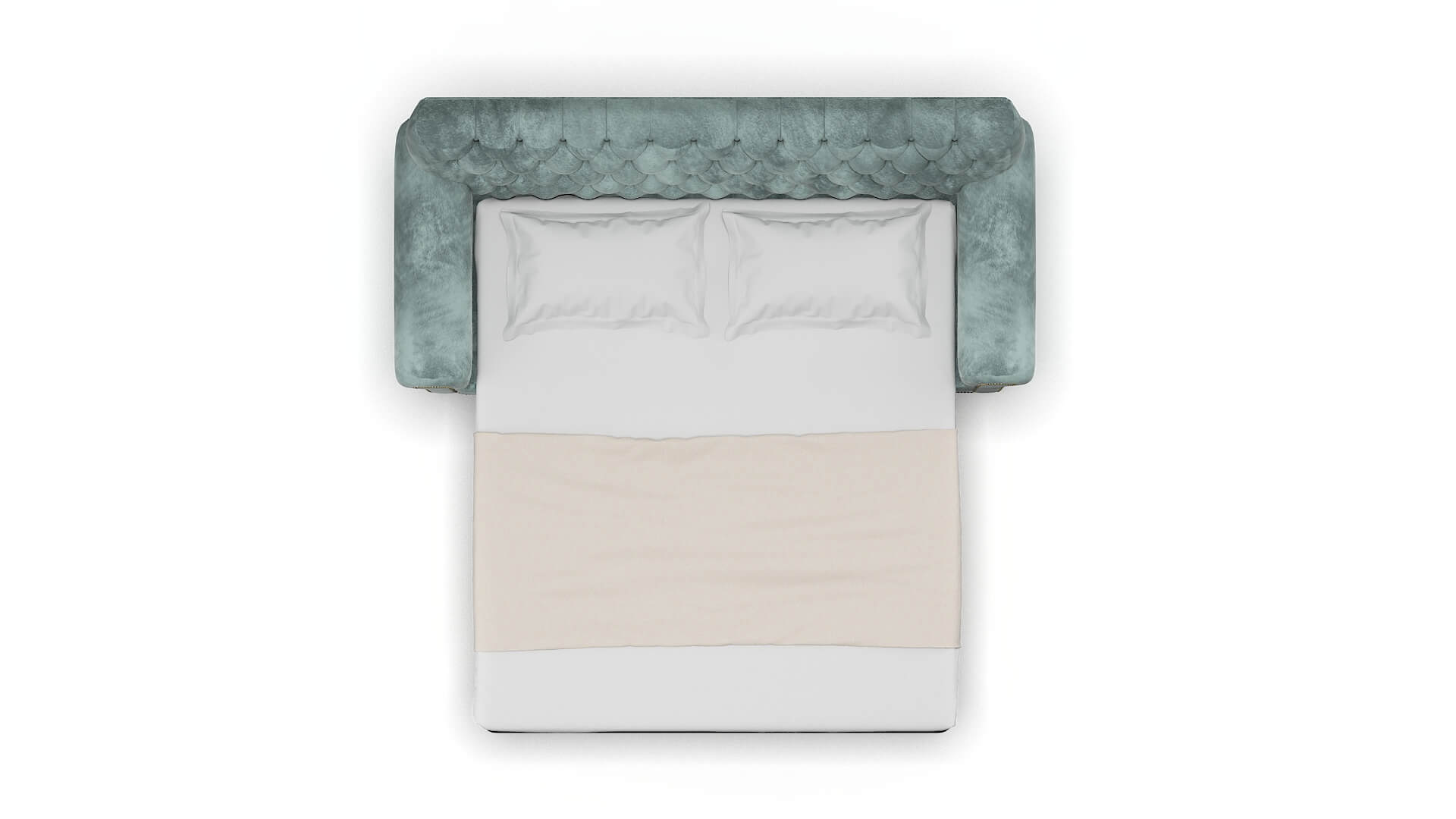 Chester Royale Cloud Sofa Sleeper Espresso legs 3