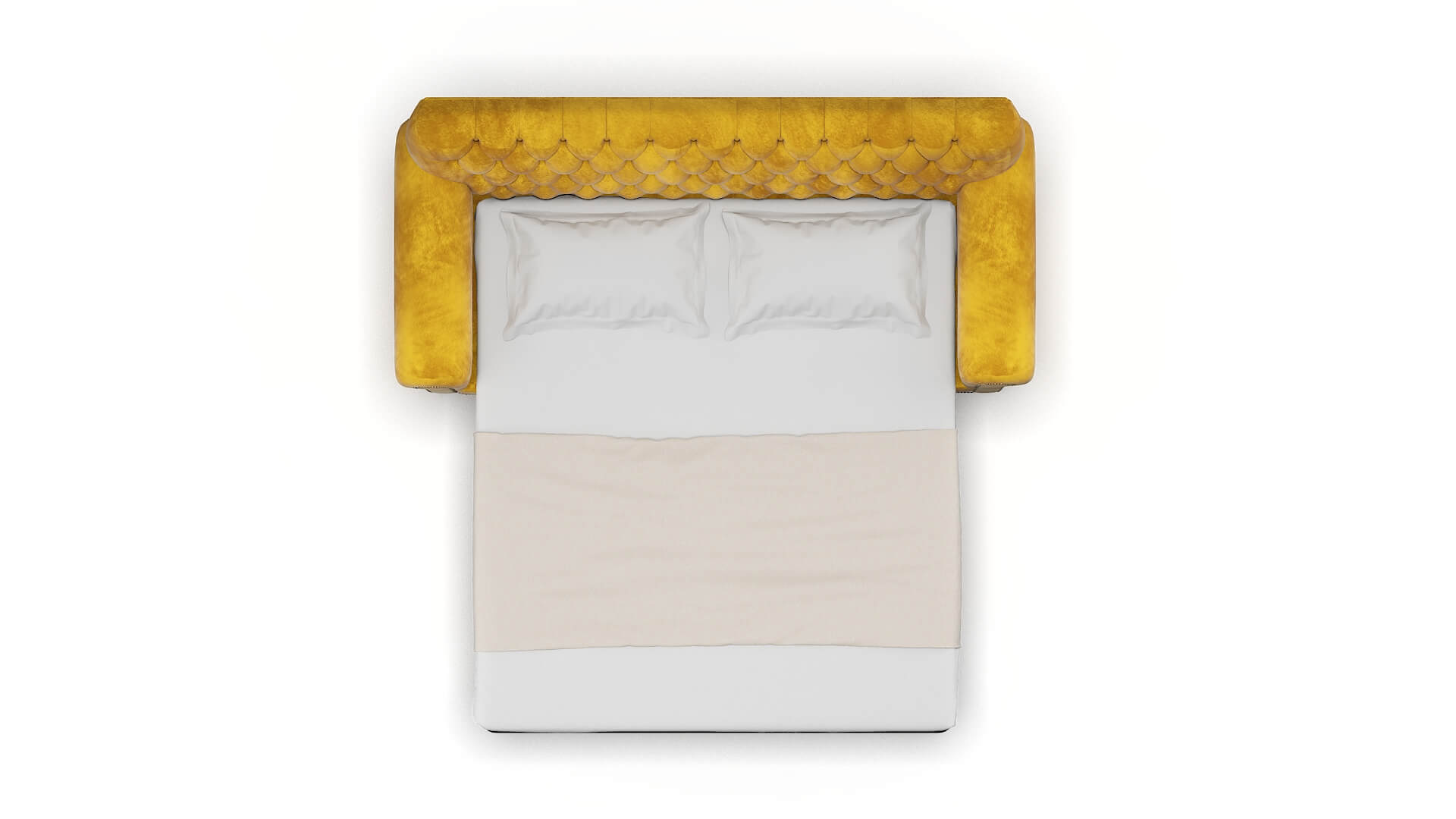 Chester Royale Marigold Sofa Sleeper Espresso legs 3