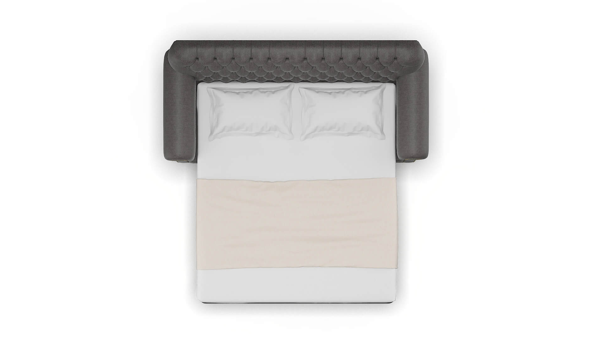 Chester Sasha Grey Sofa Sleeper Espresso legs 3