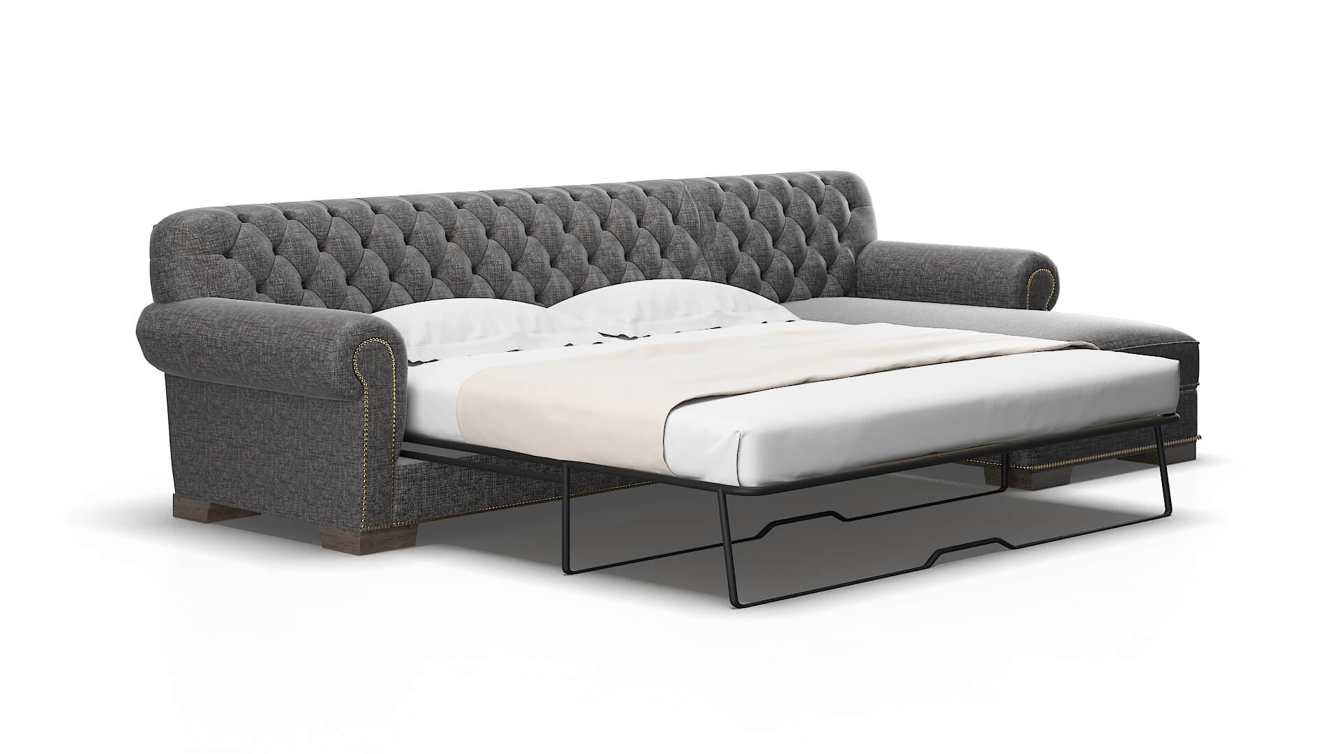 Chester Sosoftness 51 Panel sleeper Espresso Legs  2