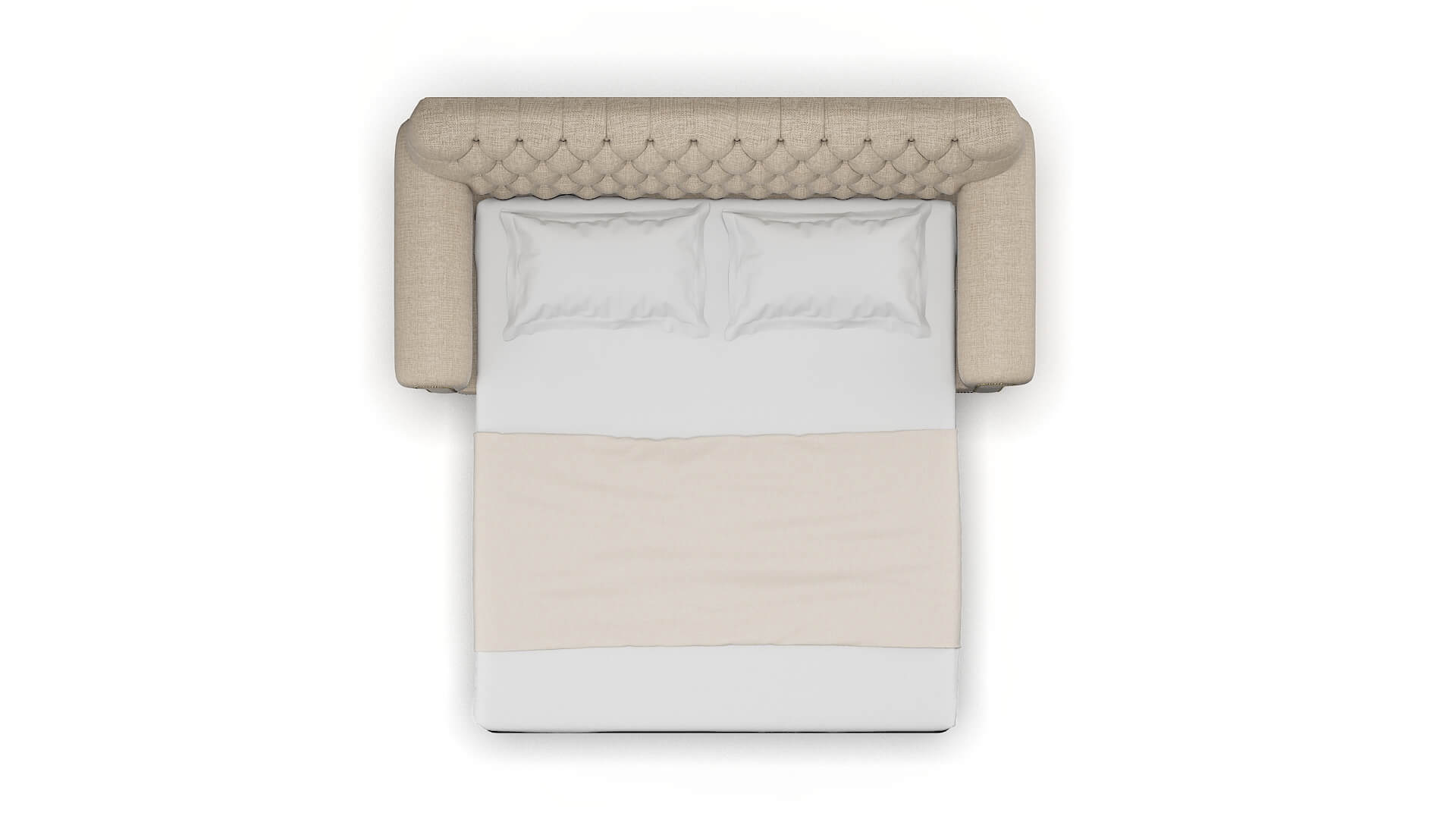 Chester Sosoftness 74 Sofa Sleeper Espresso legs 3