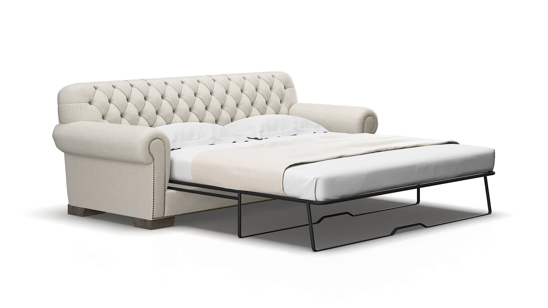 Chester Terrain Natural Sofa Sleeper Espresso legs 2