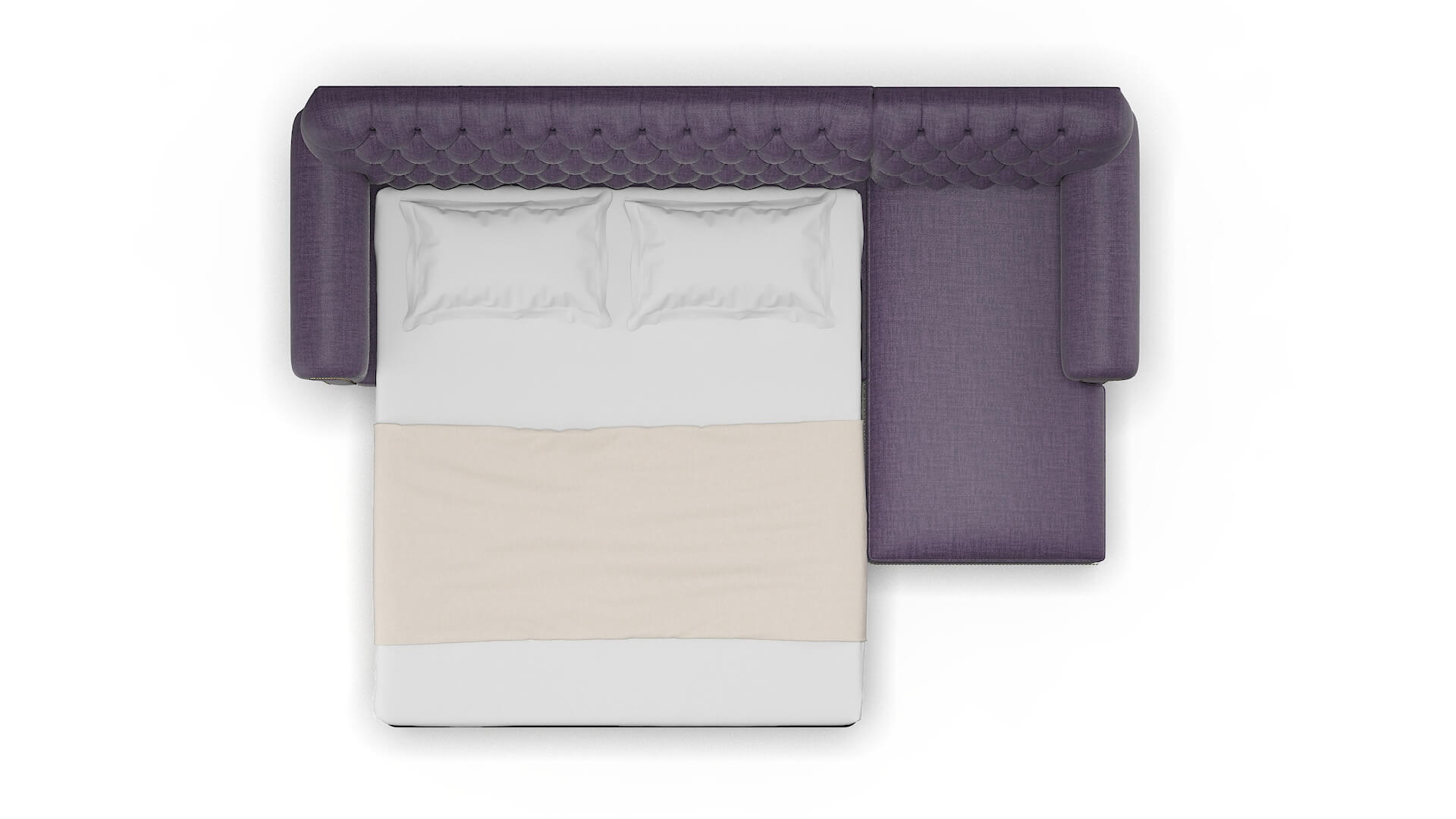 Chester Tess Blackberry Panel Sleeper Espresso legs 3