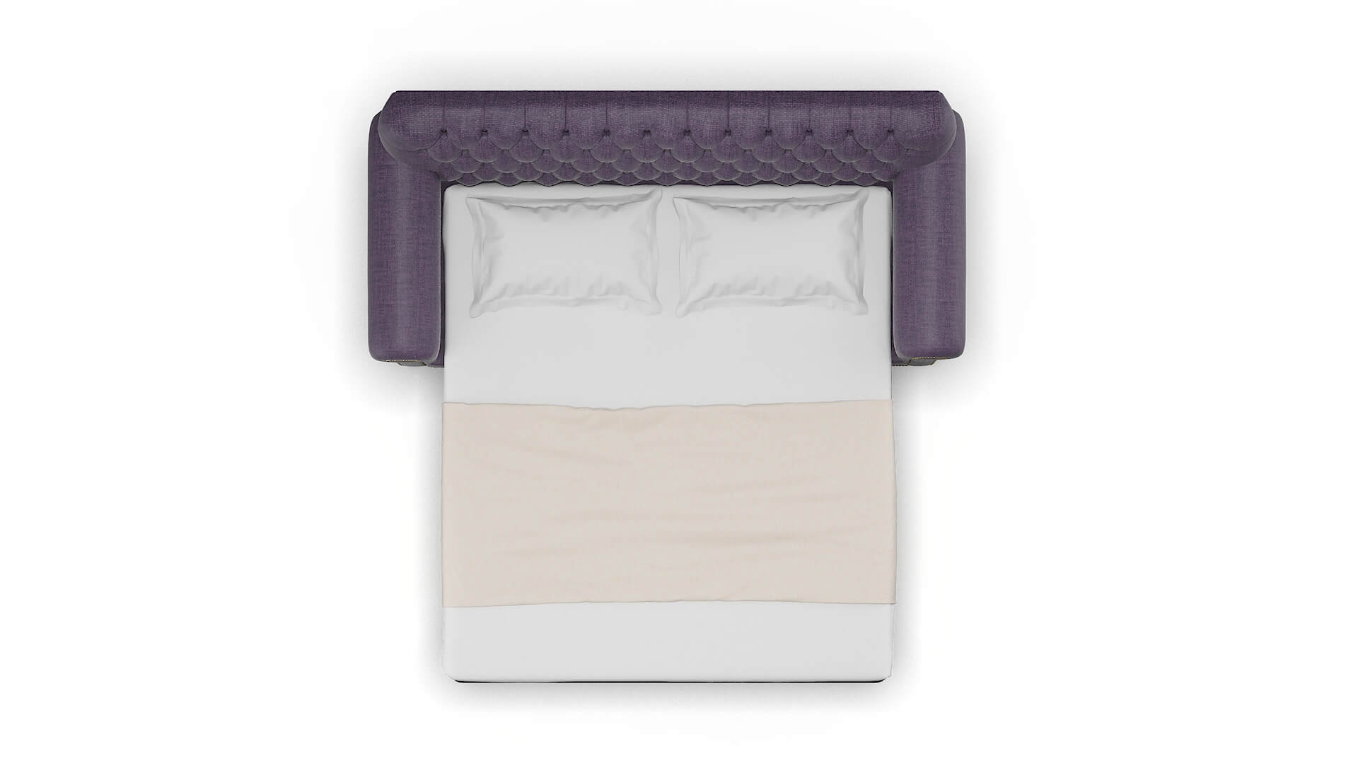 Chester Tess Blackberry Sofa Sleeper Espresso legs 3