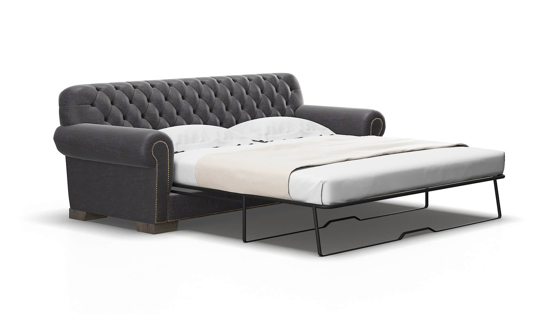 Chester Venus Onyx Sofa Sleeper Espresso legs 2