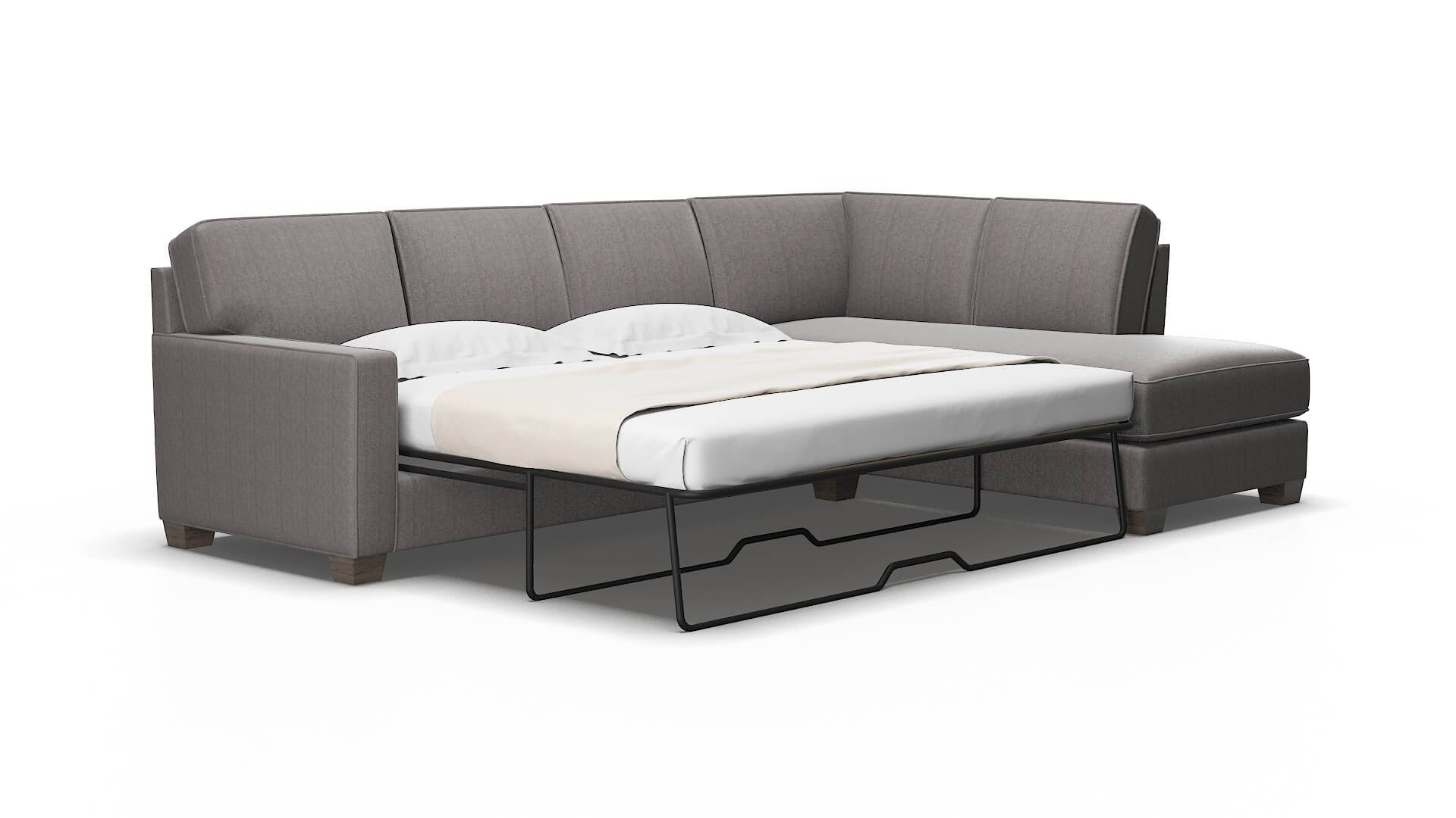 Chicago Atlas_plz silver Panel sleeper Espresso Legs  2