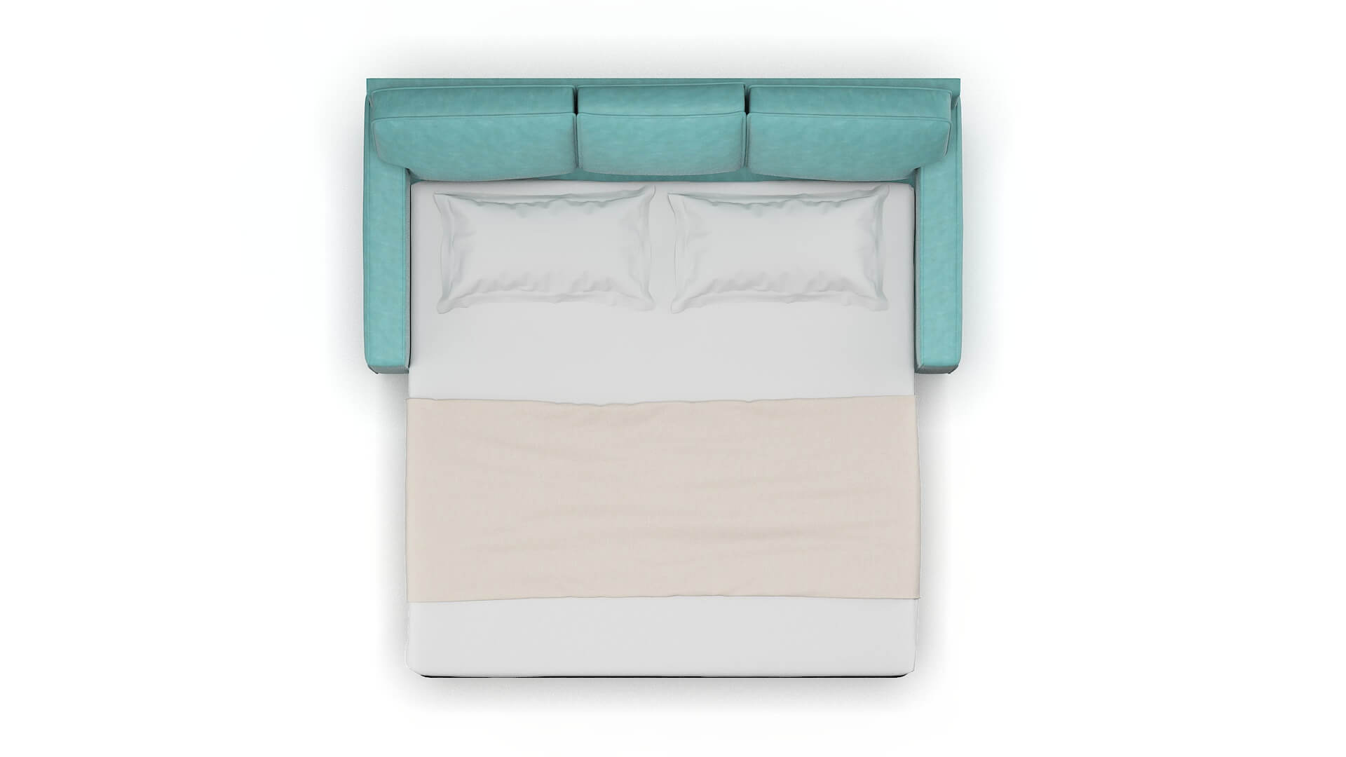 Chicago Avalon_hp Aqua Sofa Sleeper Espresso legs 3