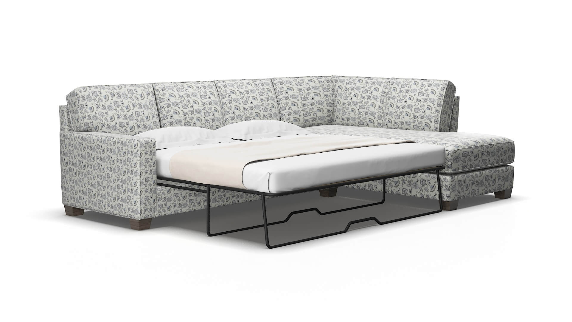 Chicago Avignon sky Panel sleeper Espresso Legs  2