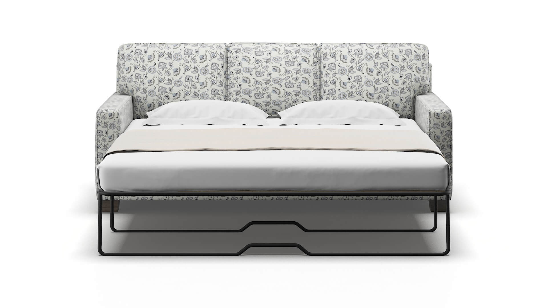 Chicago Avignon Sky Sofa Sleeper Espresso legs 1