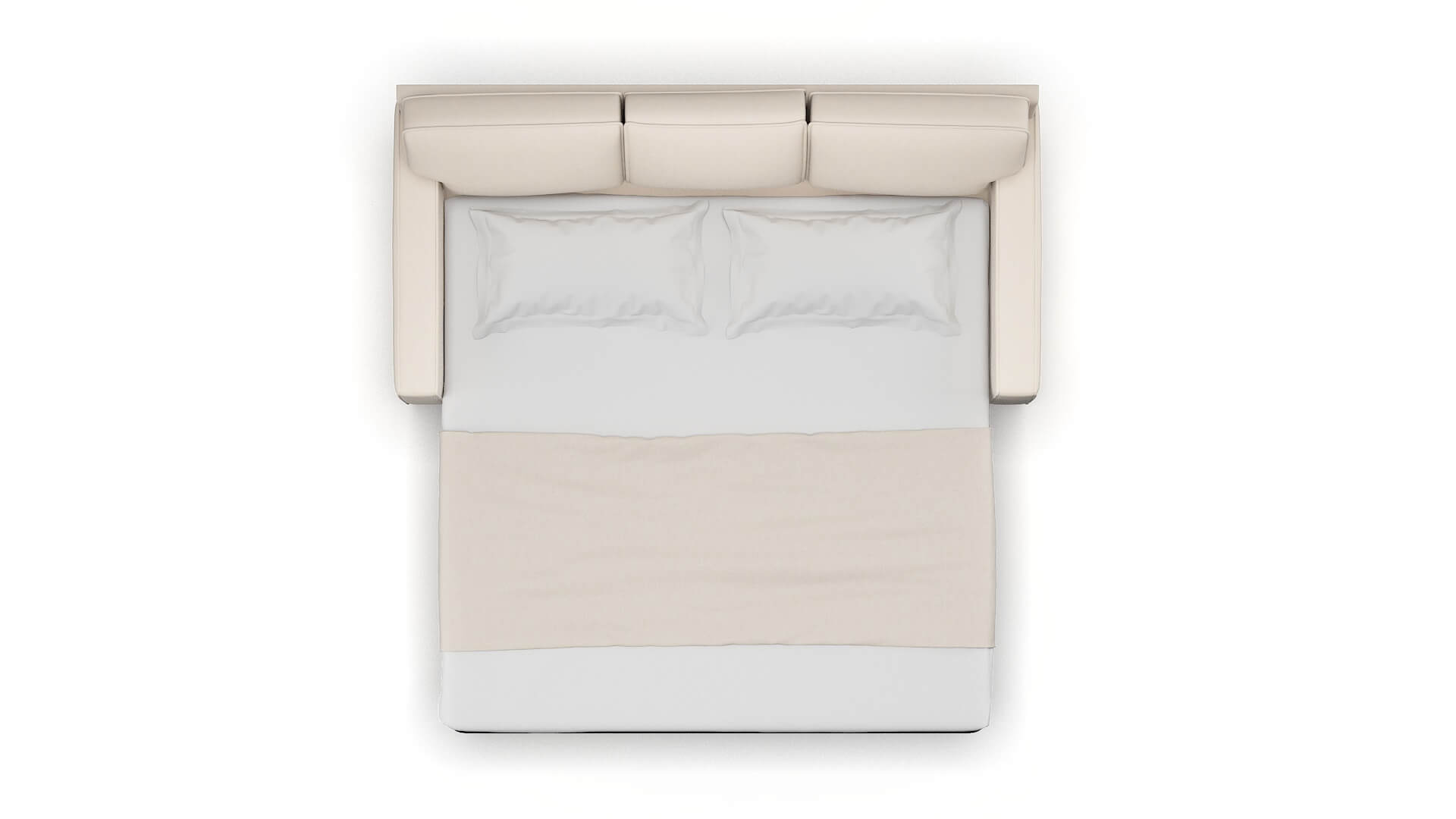 Chicago Bella Buckwheat Sofa Sleeper Espresso legs 3