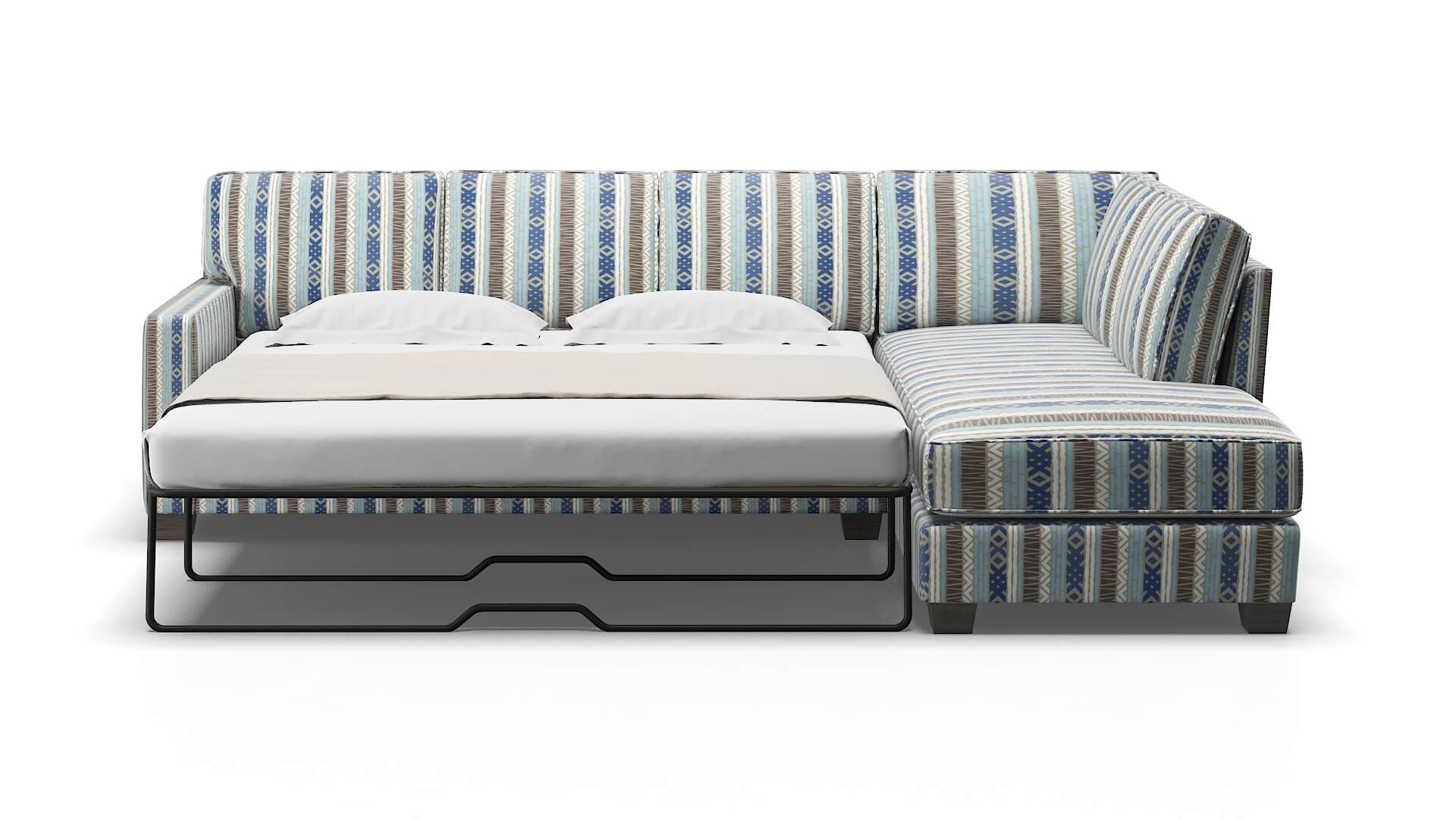 Chicago Bodhi Indigo Panel Sleeper Espresso legs 1