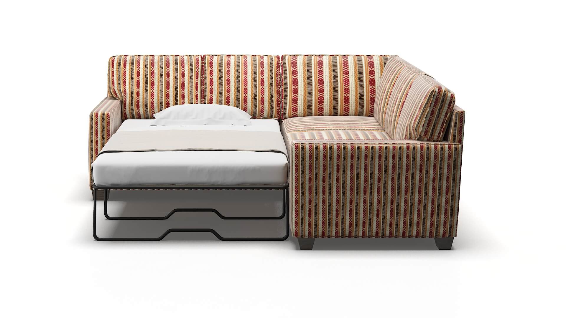 Chicago Bodhi Tango Sectional Sleeper Espresso legs 1