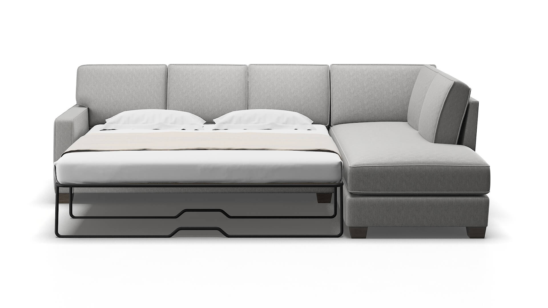 Chicago Bungalow Graphite Panel Sleeper Espresso legs 1