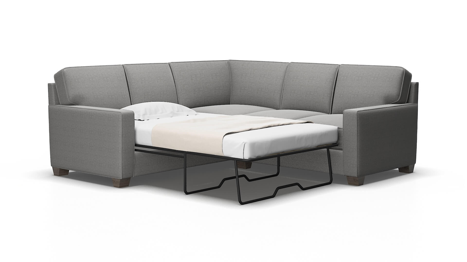 Chicago Catalina steel Sectional sleeper Espresso Legs  2