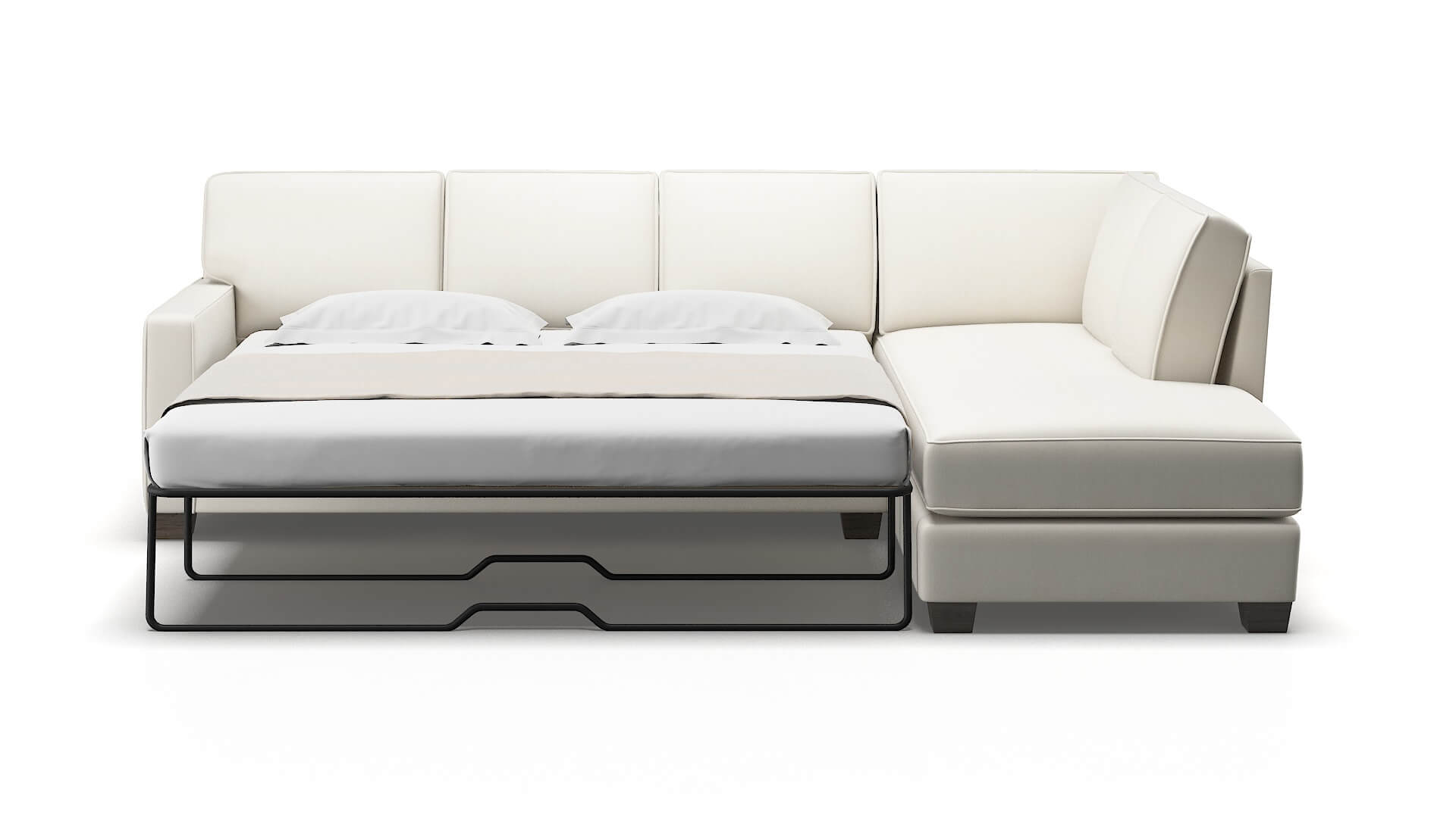 Chicago Chance Bone Panel Sleeper Espresso legs 1