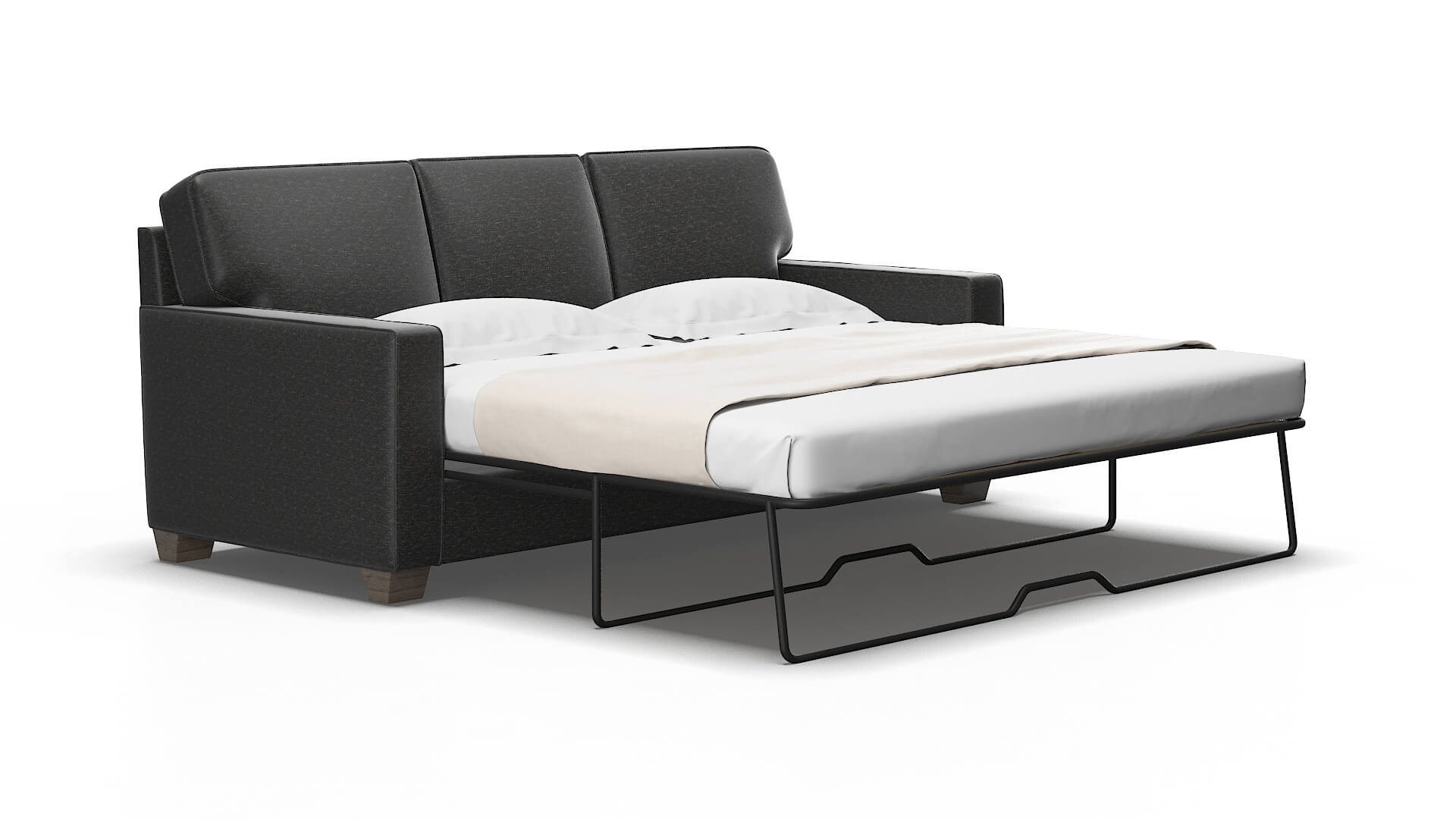 Chicago Chance denim Sofa sleeper Espresso Legs  2