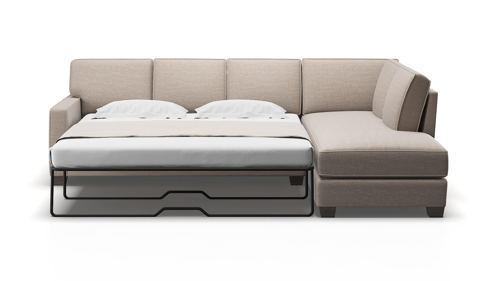 Chicago Clyde Dolphin Panel Sleeper Espresso legs 1