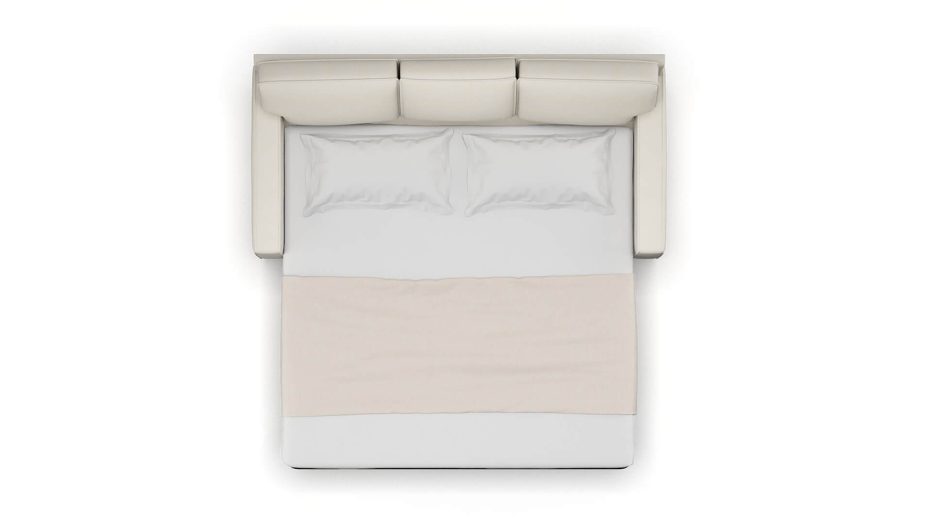 Chicago Cosmo Sand Sofa Sleeper Espresso legs 3