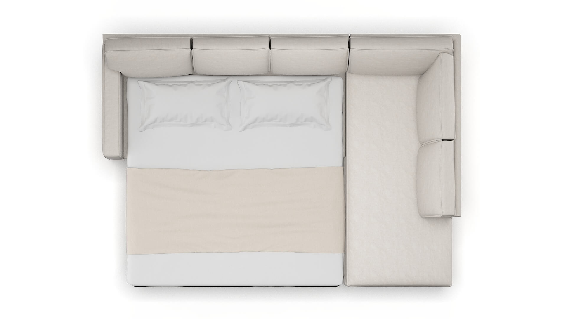 Chicago Dream_d Stone Panel Sleeper Espresso legs 3