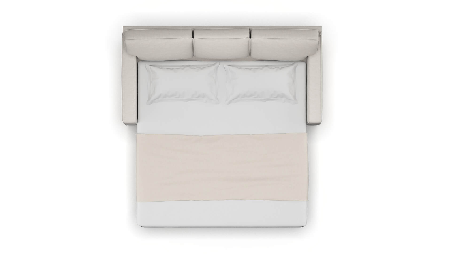 Chicago Dream_d Stone Sofa Sleeper Espresso legs 3