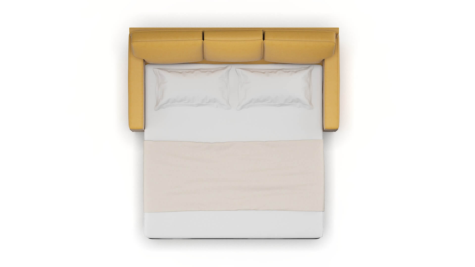 Chicago Dream_d Sunflower Sofa Sleeper Espresso legs 3