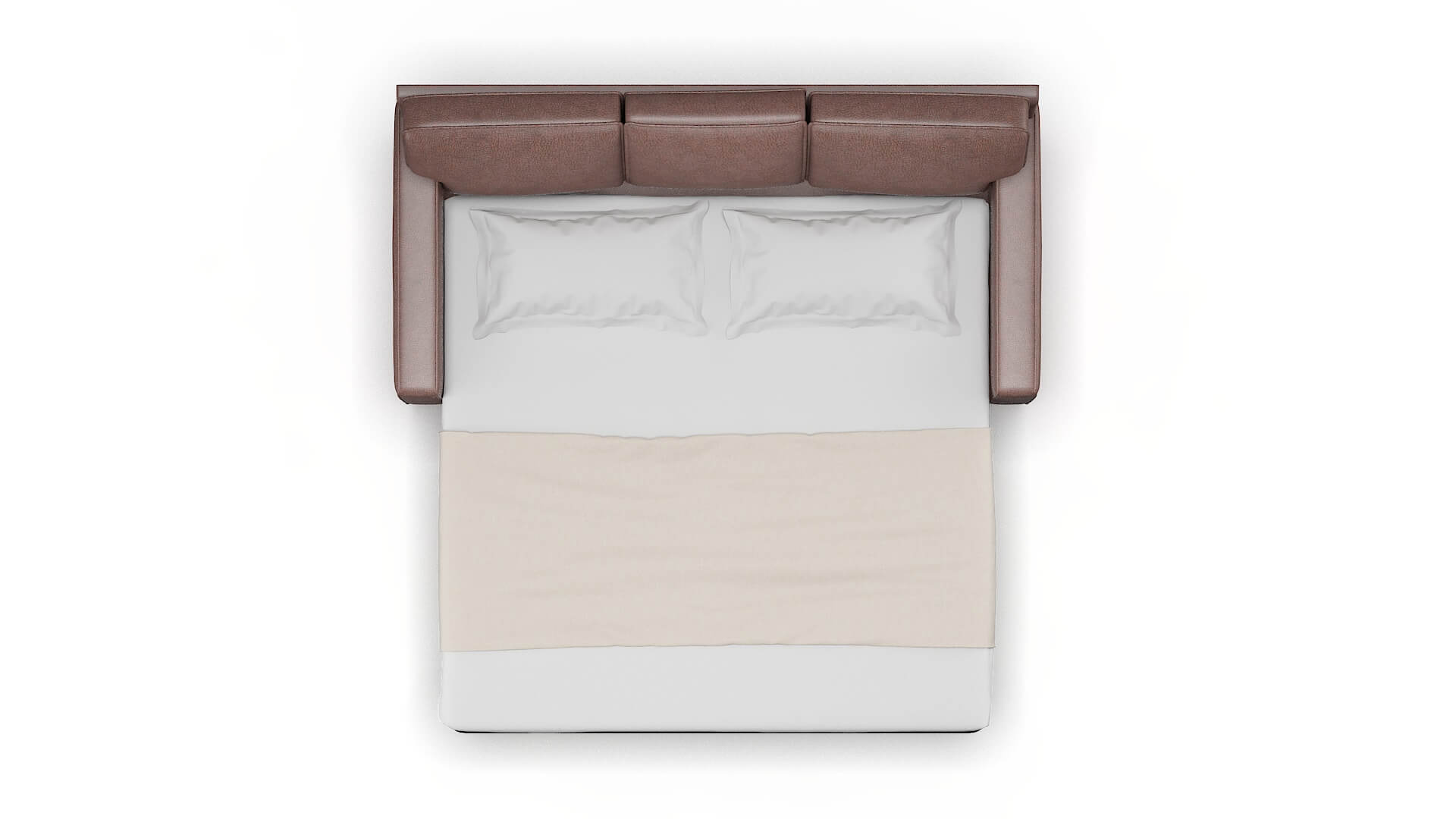 Chicago Ford Brown Sofa Sleeper Espresso legs 3