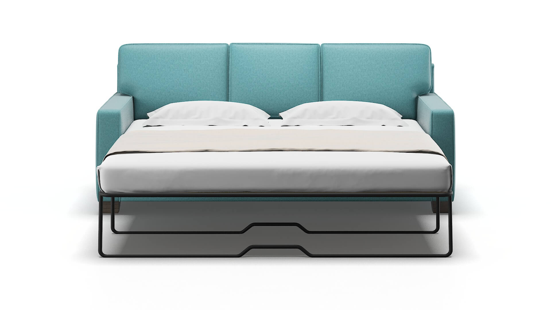 Chicago Hepburn_hrp Emerald Sofa Sleeper Espresso legs 1