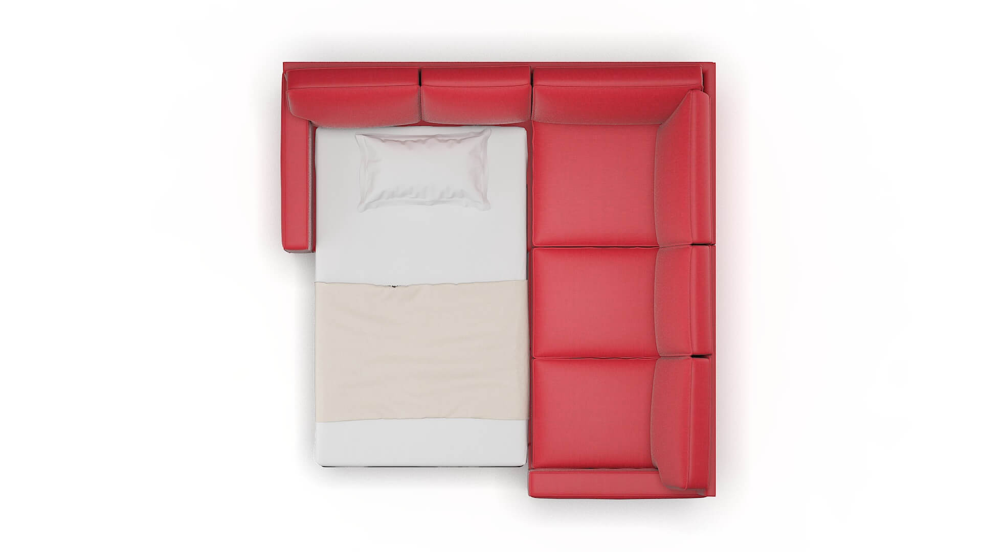 Chicago Hepburn_hrp Pottery Sectional Sleeper Espresso legs 3