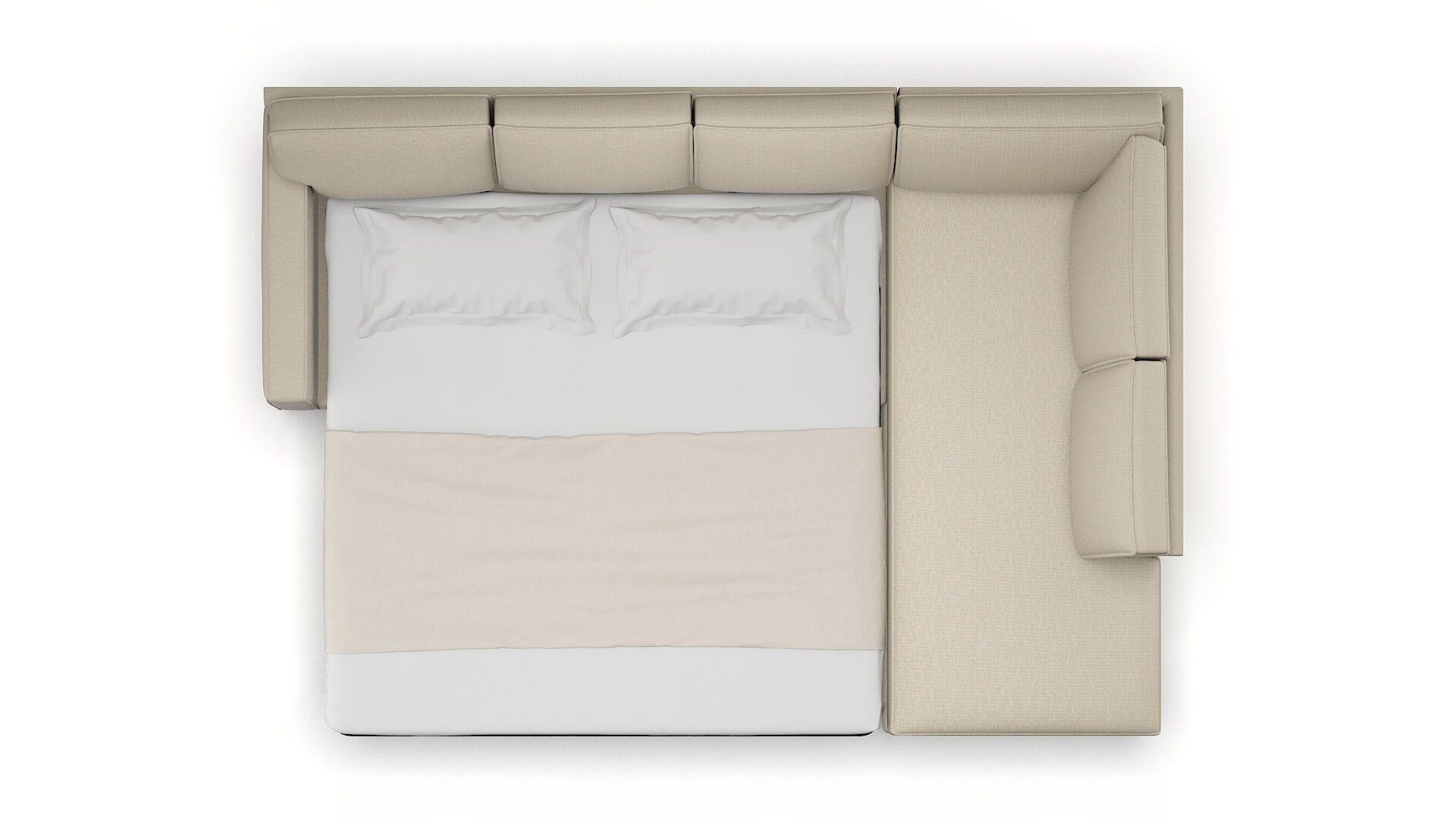 Chicago Insight Barley Panel Sleeper Espresso legs 3