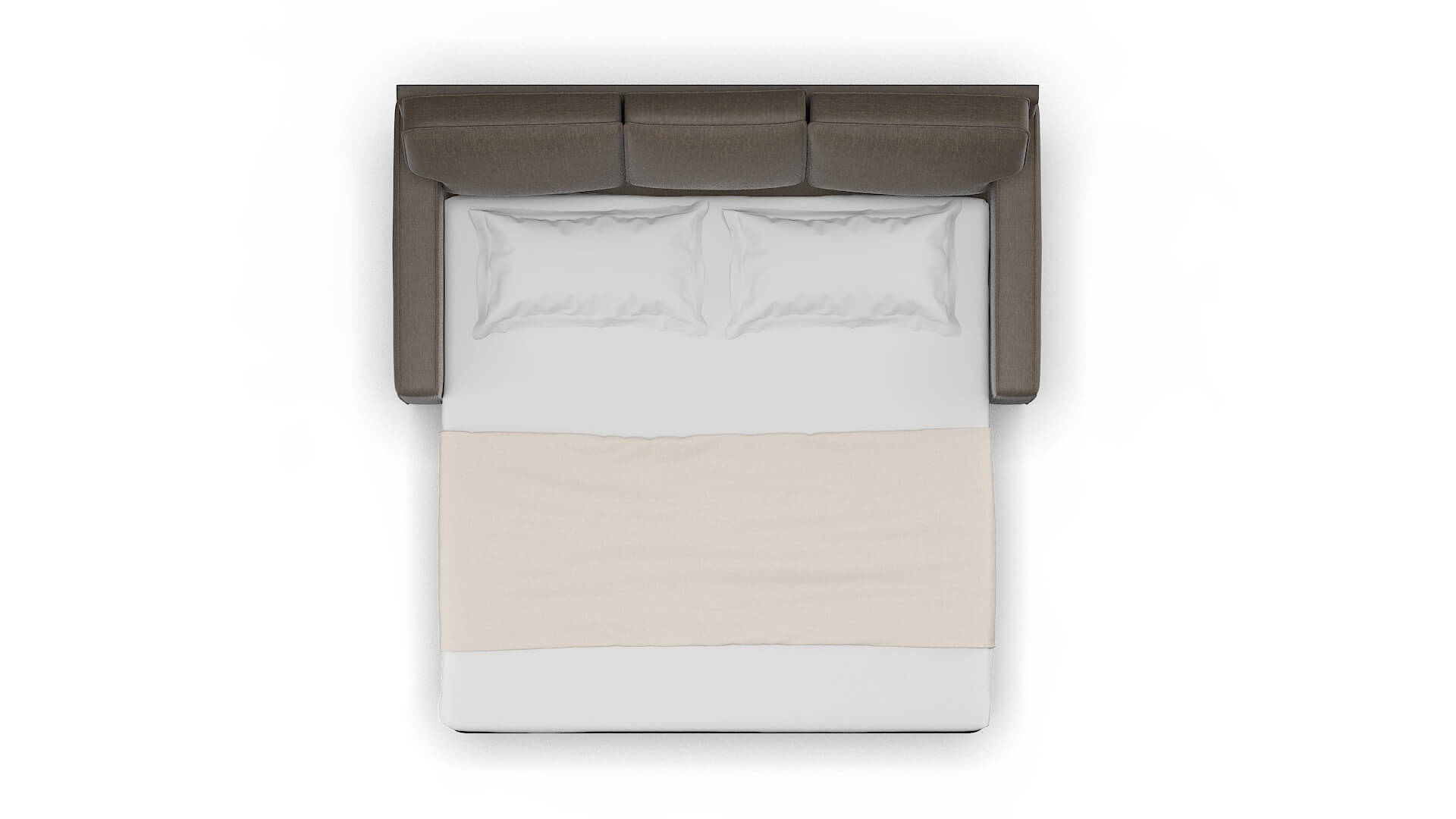 Chicago Keylargo Bark Sofa Sleeper Espresso legs 3