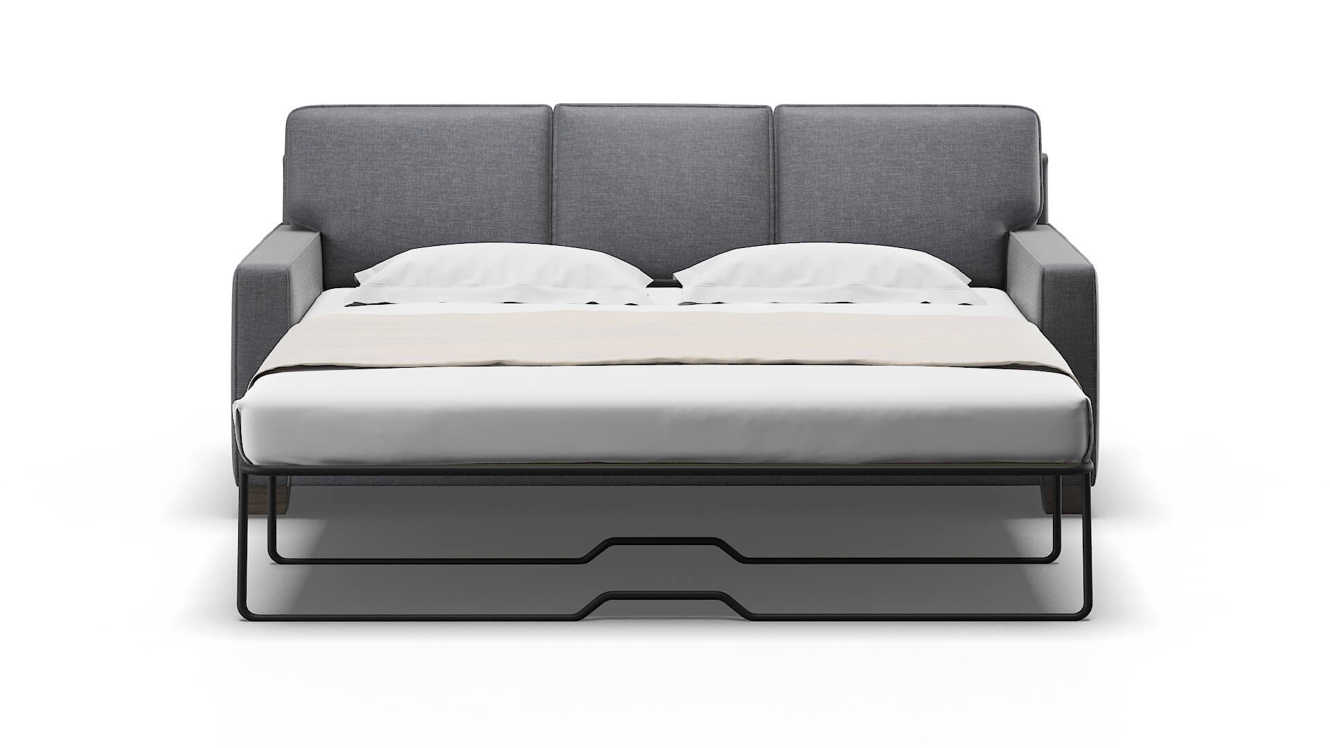 Chicago Keylargo Graphite Sofa Sleeper Espresso legs 1
