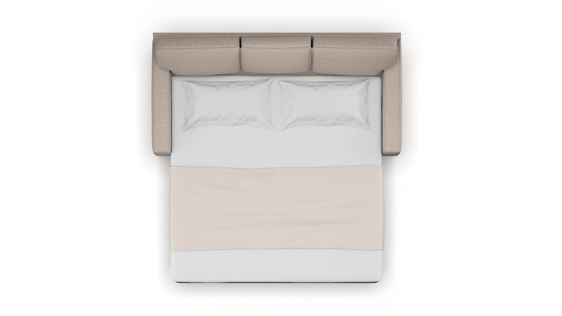 Chicago Keylargo Pumice Sofa Sleeper Espresso legs 3