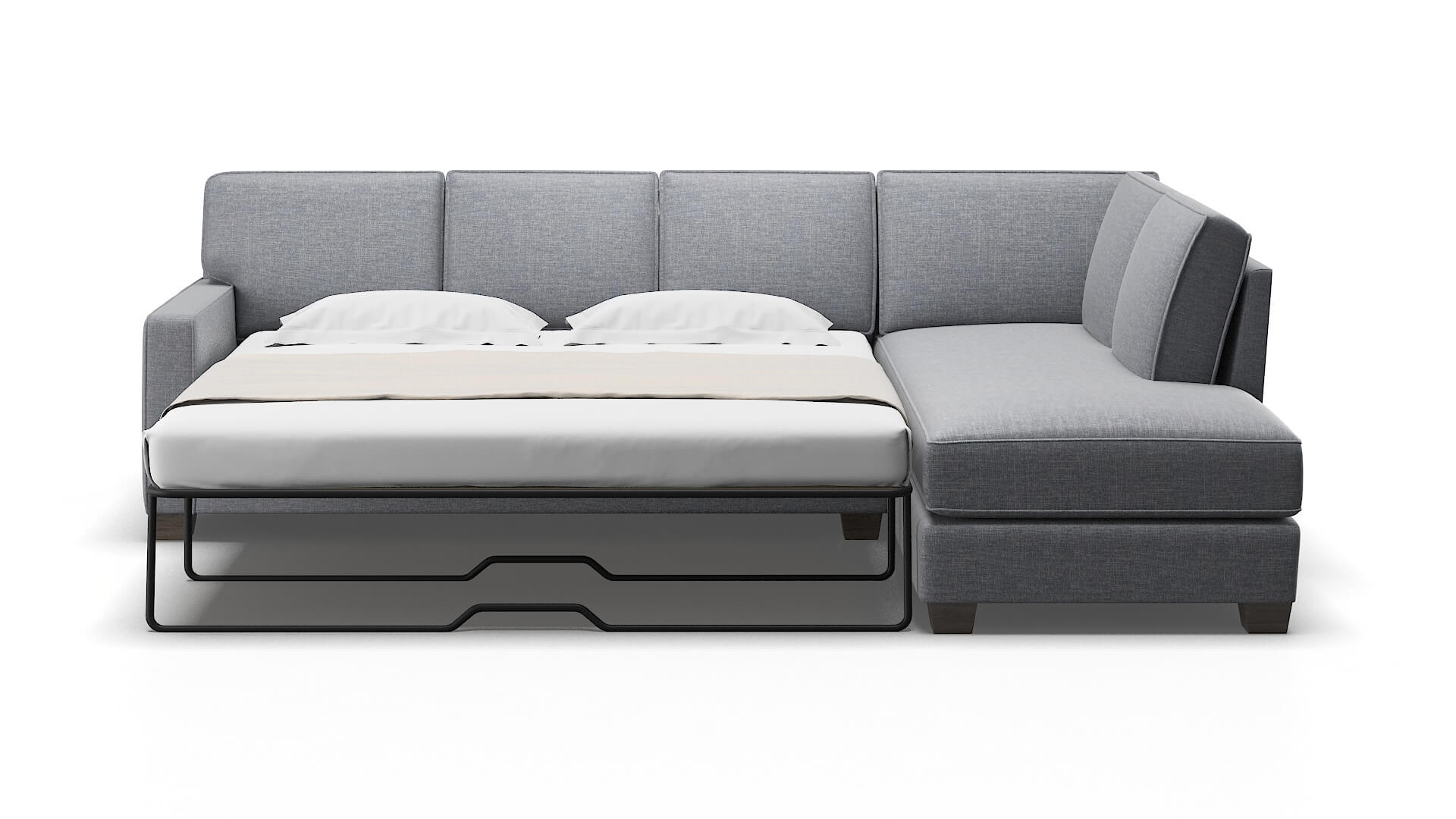 Chicago Lana Ash Panel Sleeper Espresso legs 1