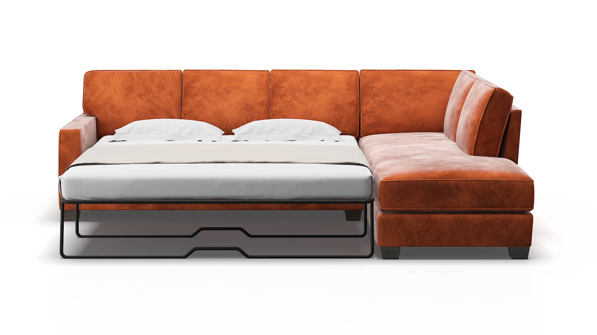 Chicago Loft Copper Panel Sleeper Espresso legs 1