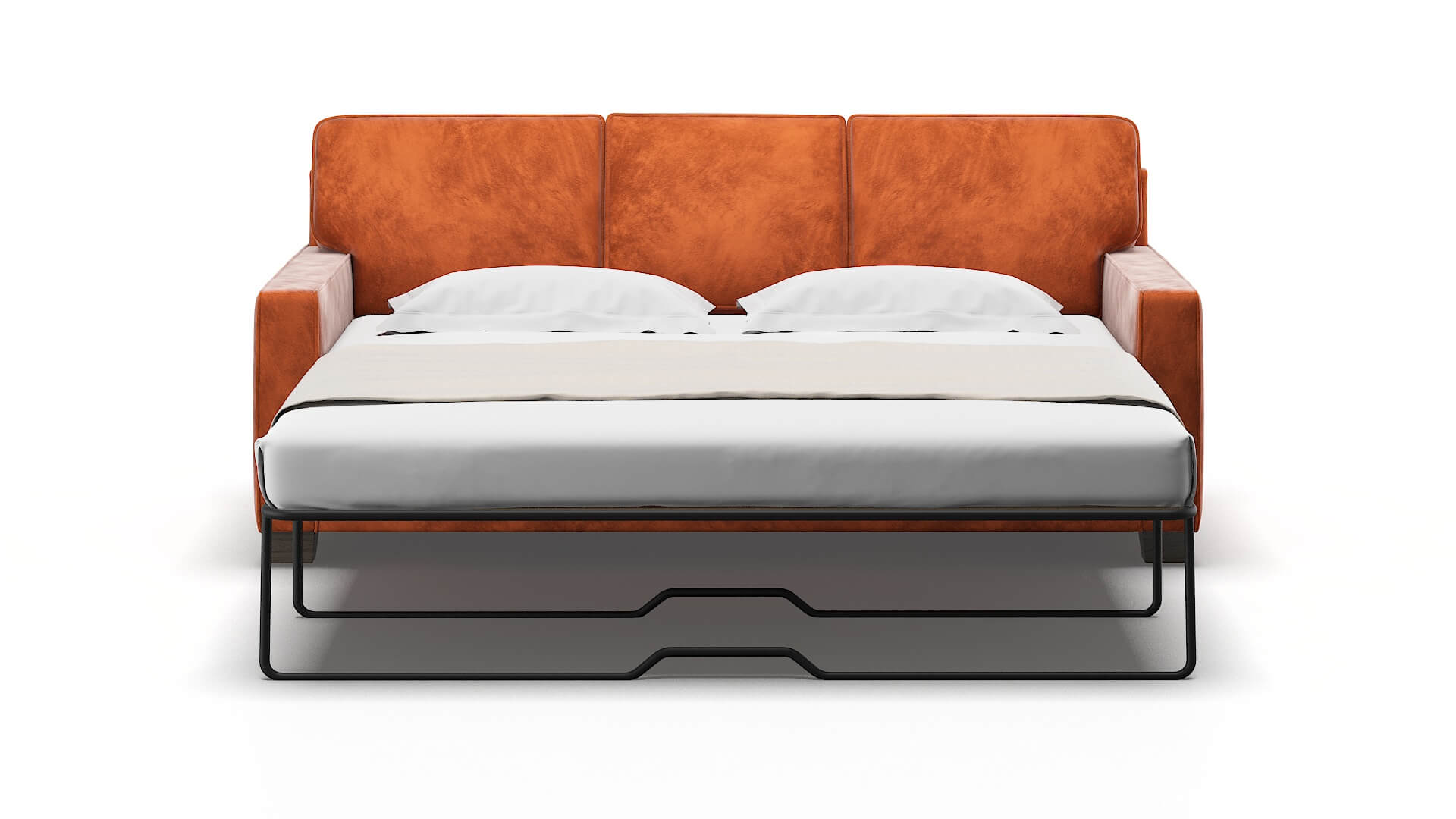 Chicago Loft Copper Sofa Sleeper Espresso legs 1
