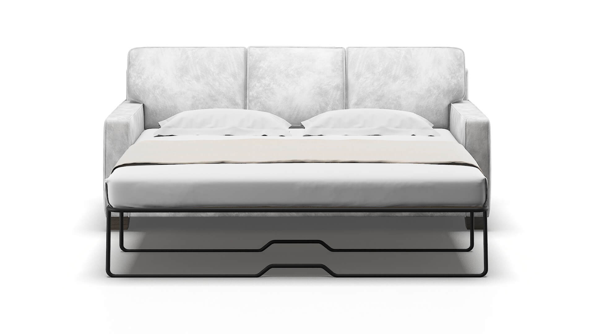 Chicago Loft Snowfall Sofa Sleeper Espresso legs 1