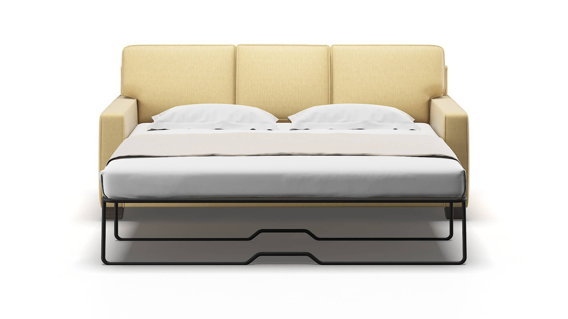 Chicago Malibu Maize Sofa Sleeper Espresso legs 1