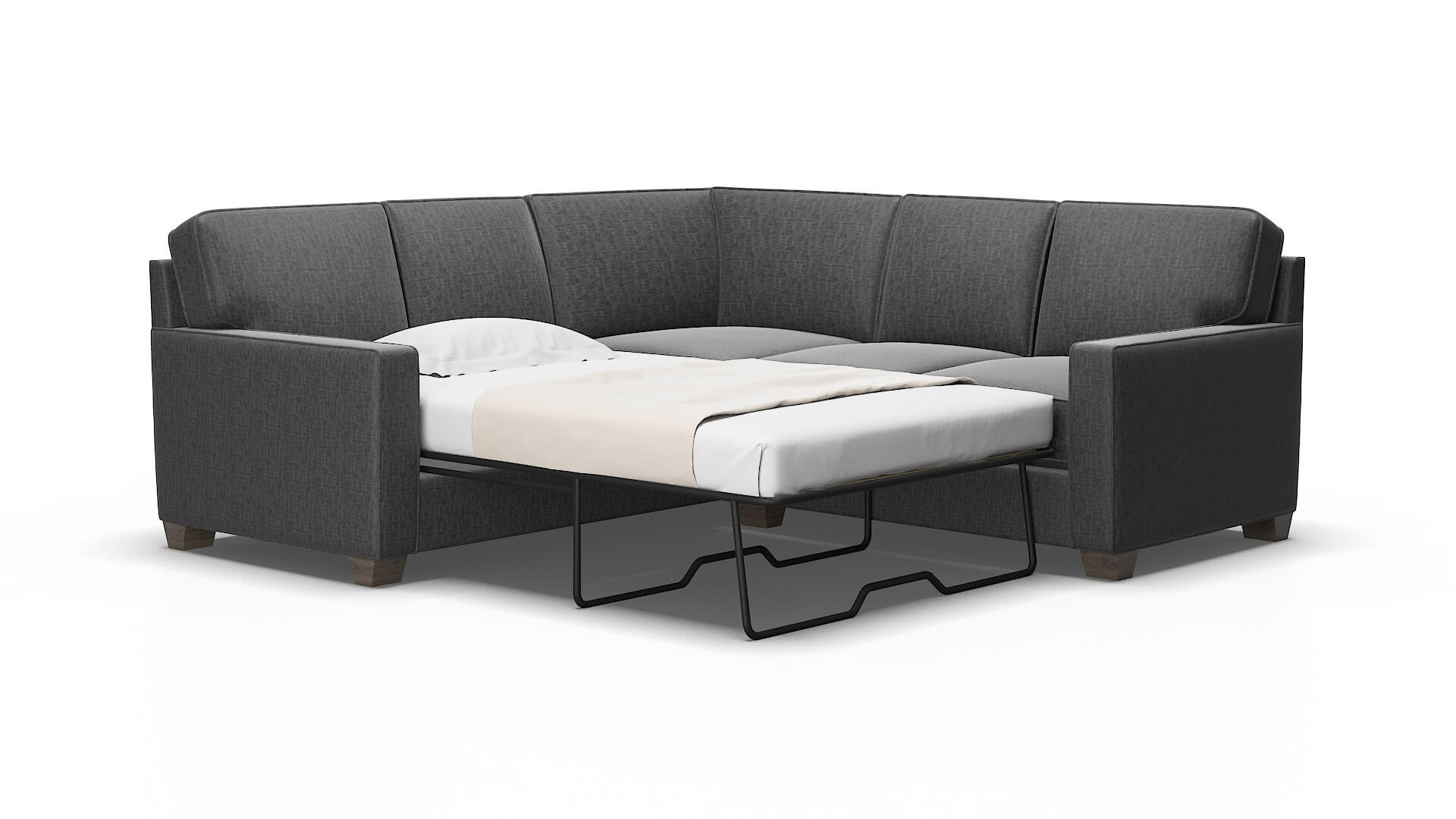 Chicago Marcy baltic Sectional sleeper Espresso Legs  2
