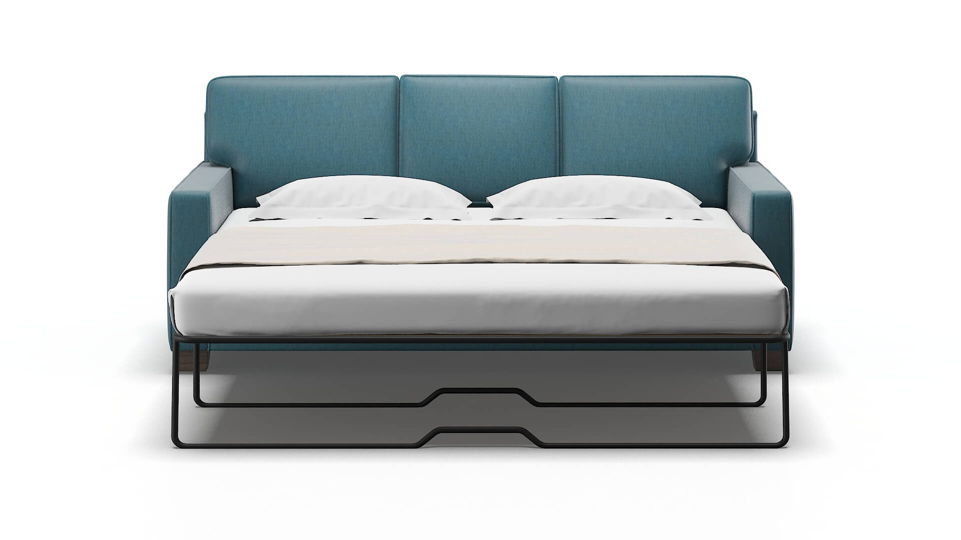 Chicago Merit Peacock Sofa Sleeper Espresso legs 1