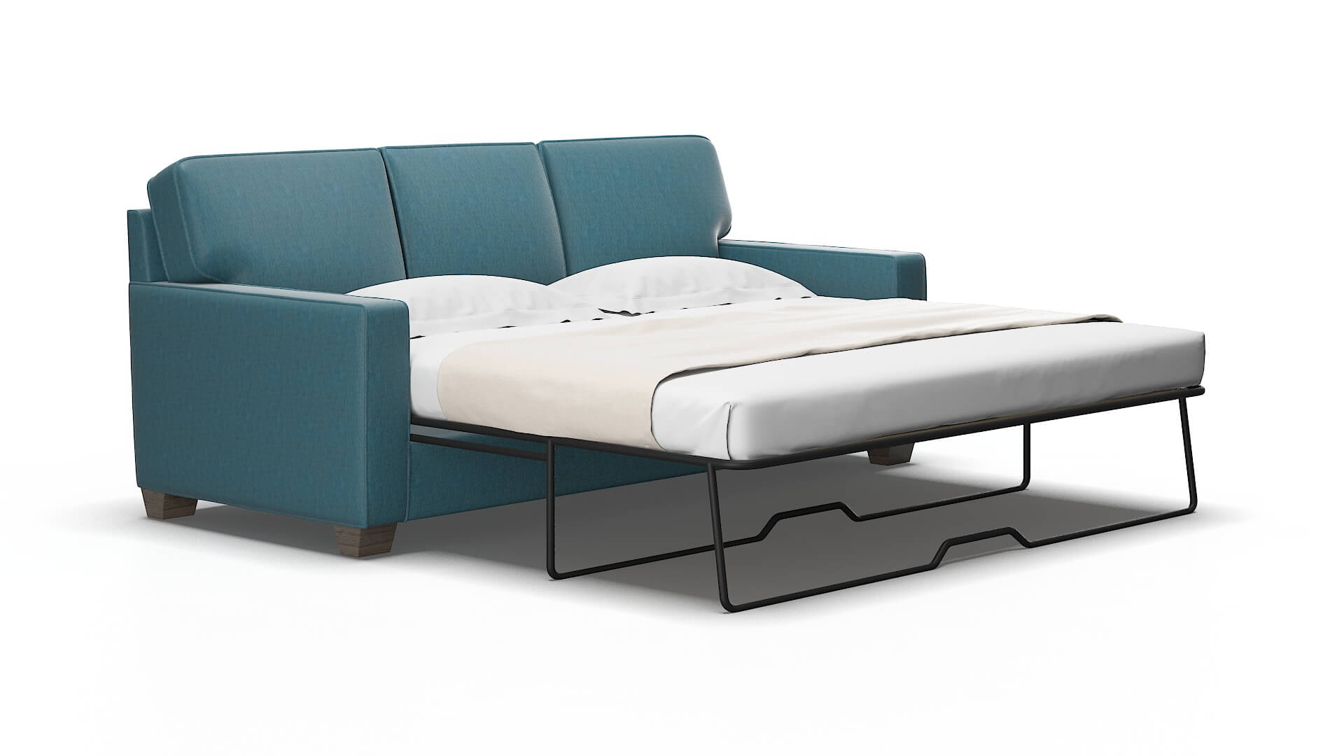 Chicago Naples slate Sofa sleeper Espresso Legs  2